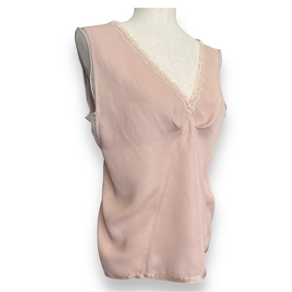 Vintage Marc Jacob’s Silk Blend Lace Trim Pink Camisole - Picture 2 of 9